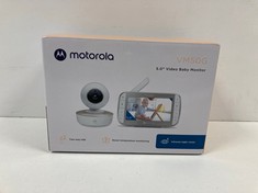 MOTOROLA VM50G VIDEO MONITOR BEBE (ORIGINAL RRP - €149.00) IN WHITE (WITH BOX INCLUDING CAMERA, SCREEN AND CHARGERS) [JPTZ7212]