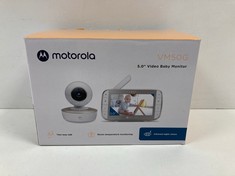 MOTOROLA VM50G VIDEO MONITOR BEBE (ORIGINAL RRP - €139.99) IN WHITE (WITH BOX INCLUDING CAMERA, SCREEN AND CHARGERS) [JPTZ7213]