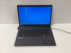 ACER ASPIRE 3 A315-23-R617 1TB SSD LAPTOP IN BLACK: MODEL NO N18Q13 (WITHOUT BOX. WITH CHARGER, DEFECTIVE BATTERY. ONLY WORKS WHEN PLUGGED IN // MISSING DOWN KEY). AMD RYZEN 5 3500U @ 2.10GHZ, 16GB R