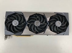 MSI SUPRIM RTX 3070 GRAPHICS CARD (ORIGINAL RRP - €550.00) IN BLACK. (RTX 3070 GRAPHICS CARD WITHOUT BOX AND ACCESSORIES, DOES NOT WORK!!!! RED CABLE LOOSE, SEE IN PHOTOS) [JPTZ6920]