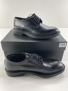 PAUL SMITH MEN'S SHOE RUTFORD BLACK MULTI TOPLIINE. SIZE: 6, MADE FROM: 100% COW LEATHER UPPER/RUBBER SOLE. RRP: £365