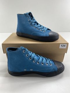 PAUL SMITH MEN'S SHOE CARVER PETROL BLUE. SIZE: 6, MADE FROM: 100% COW LEATHER UPPER/RUBBER SOLE. RRP: £195