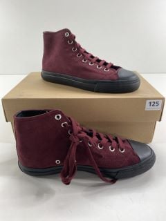 PAUL SMITH MEN'S SHOE CARVER BORDO. SIZE: 7, MADE FROM: 100% COW LEATHER UPPER/RUBBER SOLE. RRP: £195