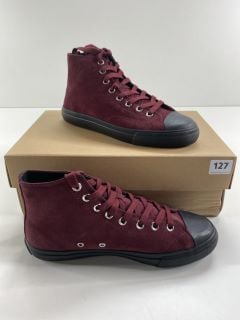 PAUL SMITH MEN'S SHOE CARVER BORDO. SIZE: 7, MADE FROM: 100% COW LEATHER UPPER/RUBBER SOLE. RRP: £195