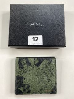 PAUL SMITH MEN'S WALLET BF COLLG SHOW. MADE FROM: 100% SHEEP LEATHER. RRP: £190