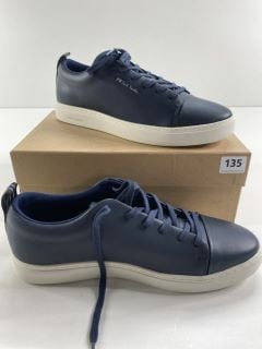 PAUL SMITH MEN'S SHOE LEE DARK NAVY. SIZE: 10, MADE FROM: 100% COW LEATHER UPPER/RUBBER SOLE. RRP: £150