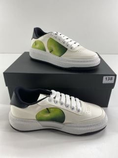 PAUL SMITH MEN'S SHOES HACKNEY WHITE APPLE 50TH. SIZE: 6, MADE FROM: 100% CALF LEATHER UPPER/RUBBER SOLE. RRP: £495