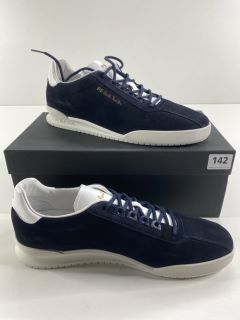 PAUL SMITH MEN'S SHOE ACHIRUS DARK NAVY. SIZE: 10, MADE FROM: 100% COW LEATHER UPPER/RUBBER SOLE. RRP: £165