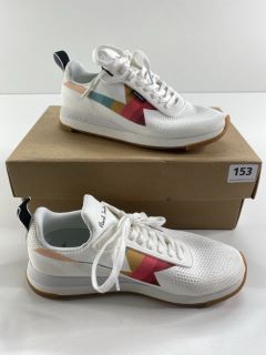 PAUL SMITH WOMEN'S SHOE ROCKET WHITE RECYCLE KNIT. SIZE: 36, MADE FROM: 95% POLYESTER 5% TPU UPPER/RUBBER SOLE. RRP: £165