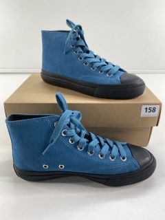 PAUL SMITH WOMEN'S SHOE CARVER PETROL BLUE. SIZE: 38, MADE FROM: 100% COW LEATHER UPPER/RUBBER SOLE. RRP: £195