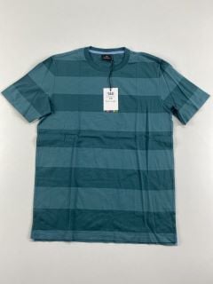 PAUL SMITH MEN'S SS REG FIT TSHIRT. SIZE: S, MADE FROM: 100% ORGANIC COTTON. RRP: £80