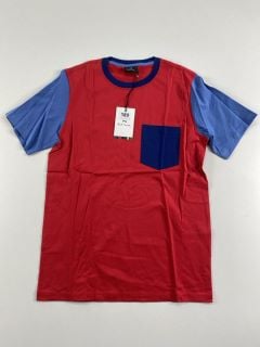 PAUL SMITH MEN'S LS CN REG FIT TSHIRT. SIZE: S, MADE FROM: 100% ORGANIC COTTON. RRP: £65