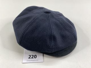 PAUL SMITH MEN'S HAT FLAT CAP. SIZE: S, MADE FROM: 100% WOOL WOVEN. RRP: £65