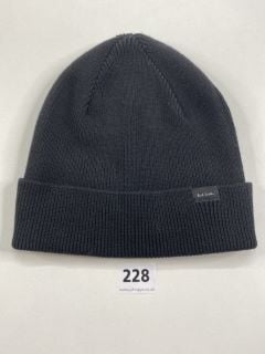 PAUL SMITH MEN'S HAT CASHWOOL BEANIE. MADE FROM: 100% LAMBSWOOL KNITTED. RRP: £60