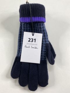 PAUL SMITH WOMEN'S GLOVE HOUNDSTOOTH. MADE FROM: 100% WOOL KNITTED. RRP: £50