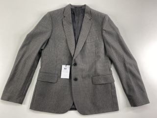 PAUL SMITH GENT'S TAILORED FIT 2 BTN JACKET. SIZE: 44/54, MADE FROM: 100% FLEECE WOOL/VIRGIN WOOL. RRP: £860