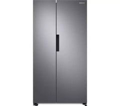 SAMSUNG SERIES  SPACEMAX FREESTANDING AMERICAN-STYLE FRIDGE FREEZER - MODEL NUMBER RS66A8101S9/EU - RRP £1299 (JOHN PYE WHITEGOODS CONDITION REPORT: UNIT POWERED UP, NO ERROR CODE APPARENT, FRONT FAS