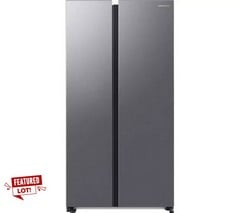 SAMSUNG SERIES 8 SPACEMAX FREESTANDING AMERICAN-STYLE FRIDGE FREEZER - MODEL NUMBER RS66DG813CS9EU - RRP £1849 (JOHN PYE WHITEGOODS CONDITION REPORT: UNIT POWERED UP, NO ERROR CODE APPARENT, FRONT FA