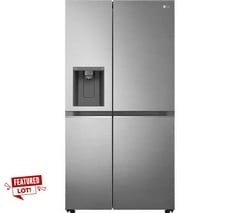 LG NATUREFRESH FREESTANDING AMERICAN-STYLE SMART FRIDGE FREEZER - MODEL NUMBER GSLD81PZRD - RRP £1699 (JOHN PYE WHITEGOODS CONDITION REPORT: UNIT POWERED UP, NO ERROR CODE APPARENT, FRONT FASCIA INSP