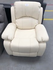 MANUAL RELAX MASSAGE CHAIR TREVI CREAM COLOUR .