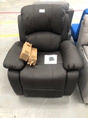 TREVI RELAX MASSAGE ARMCHAIR BROWN COLOUR.