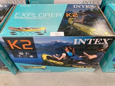 INTEX ADULT INFLATABLE KAYAK EXPLORER K2 FOR 2 PERSONS (68307).