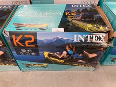 INTEX ADULT INFLATABLE KAYAK EXPLORER K2 FOR 2 PERSONS (68307).