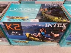 INTEX ADULT INFLATABLE KAYAK EXPLORER K2 FOR 2 PERSONS (68307).