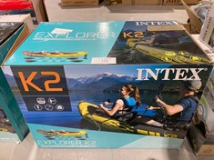 INTEX ADULT INFLATABLE KAYAK EXPLORER K2 FOR 2 PERSONS (68307).