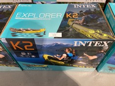 INTEX ADULT INFLATABLE KAYAK EXPLORER K2 FOR 2 PERSONS (68307).