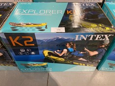 INTEX ADULT INFLATABLE KAYAK EXPLORER K2 FOR 2 PERSONS (68307).