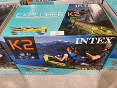 INTEX ADULT INFLATABLE KAYAK EXPLORER K2 FOR 2 PERSONS (68307).