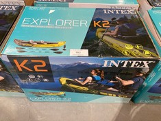 INTEX ADULT INFLATABLE KAYAK EXPLORER K2 FOR 2 PERSONS (68307).