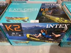 INTEX ADULT INFLATABLE KAYAK EXPLORER K2 FOR 2 PERSONS (68307).