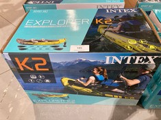 INTEX ADULT INFLATABLE KAYAK EXPLORER K2 FOR 2 PERSONS (68307).