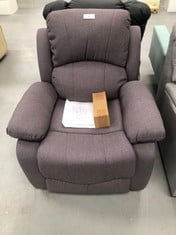 MANUAL RECLINING MASSAGE CHAIR ASTAN HOME GREY COLOUR.