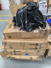 PALLET OF A VARIETY OF FURNITURE OF DIFFERENT SIZES AND MODELS INCLUDING VERSA (MAY BE BROKEN OR INCOMPLETE).