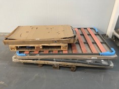 PALLET OF BED BASES INCLUDING BERTH 1/2 (MAY BE BROKEN OR INCOMPLETE).