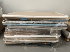 PALLET OF BED BASES AND UPHOLSTERED BASES (MAY BE BROKEN OR INCOMPLETE).