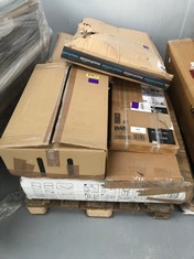 PALLET OF ASSORTED FURNITURE INCLUDING ORGANISER (MAY BE BROKEN OR INCOMPLETE).