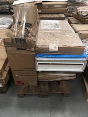 PALLET ASSORTMENT OF FURNITURE INCLUDING TRUNDLE BED TIBET 200X97(MAY BE BROKEN OR INCOMPLETE).