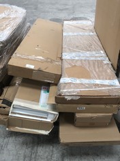 PALLET OF ASSORTED FURNITURE INCLUDING CANAPÉ DRAWER (MAY BE BROKEN OR DIRTY).