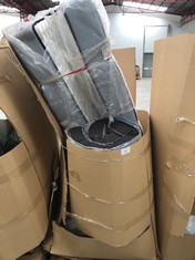 PALLET OF A VARIETY OF MATTRESSES AND MATTRESS TOPPER (MAY BE BROKEN OR DIRTY).