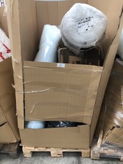 PALLET VARIETY OF MATTRESSES AND MATTRESS TOPPER INCLUDING 90X190 MATTRESS (MAY BE BROKEN OR DIRTY).