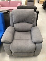 SELF RECLINING MASSAGE CHAIR ASTAN HOME GREY COLOUR.