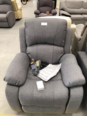 SELF RECLINING MASSAGE CHAIR ASTAN HOME GREY COLOUR .