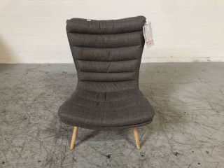 ABTHORPE GREY COLOURED FABRIC RESTING CHAIR RRP £1246