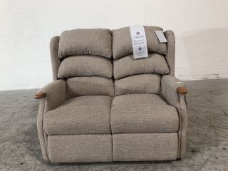 WESTBURY NATURAL COLOURED FABRIC 2 SEATER SOFA FIXED WITH KNUCKLES RRP £1649