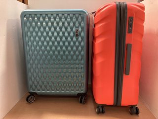 ROCK BALI TROLLEY CASE IN CORAL TO INCLUDE ROCK TROLLEY CASE IN BLUE: LOCATION - J12