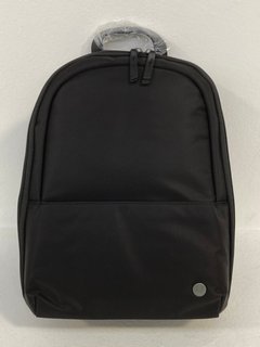 ANTLER CHELSEA LARGE 19L BACKPACK IN BLACK - RRP £140: LOCATION - FRONT BOOTH